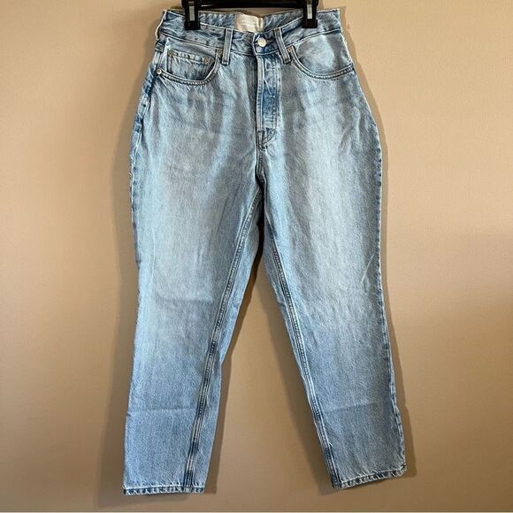 NWT Everlane Women’s 90’s Cheeky Straight Jean Vintage Sunbleached Blue Size 27 - Picture 2 of 13